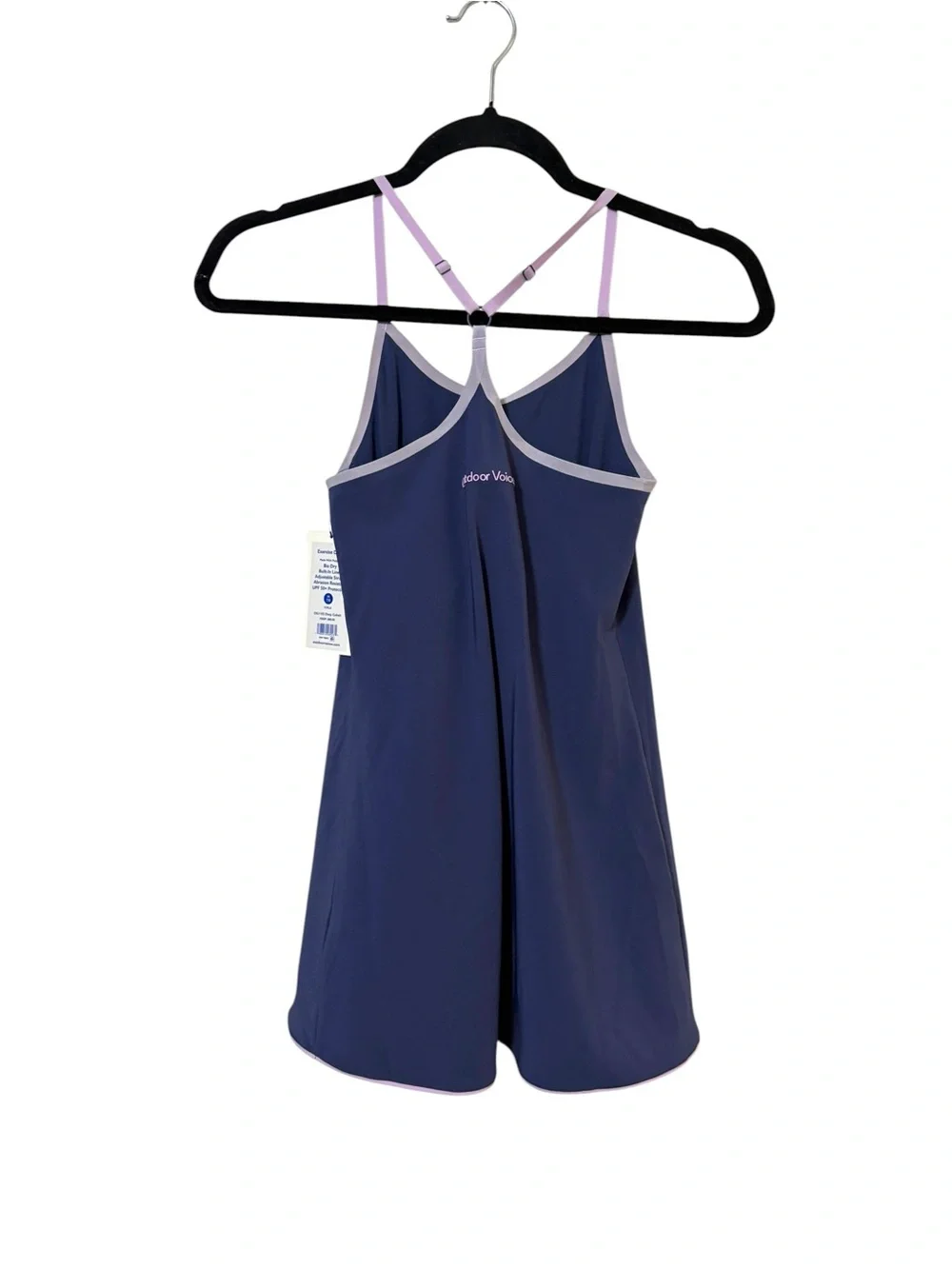 NEW Outdoor Voices Girls Medium Cobalt Blue Purple Mini Active Dress Pickleball